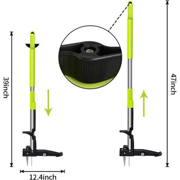 Stand Up Weeder Puller, 40-47inch Long Handle Weed Puller - Picture 4 of 7